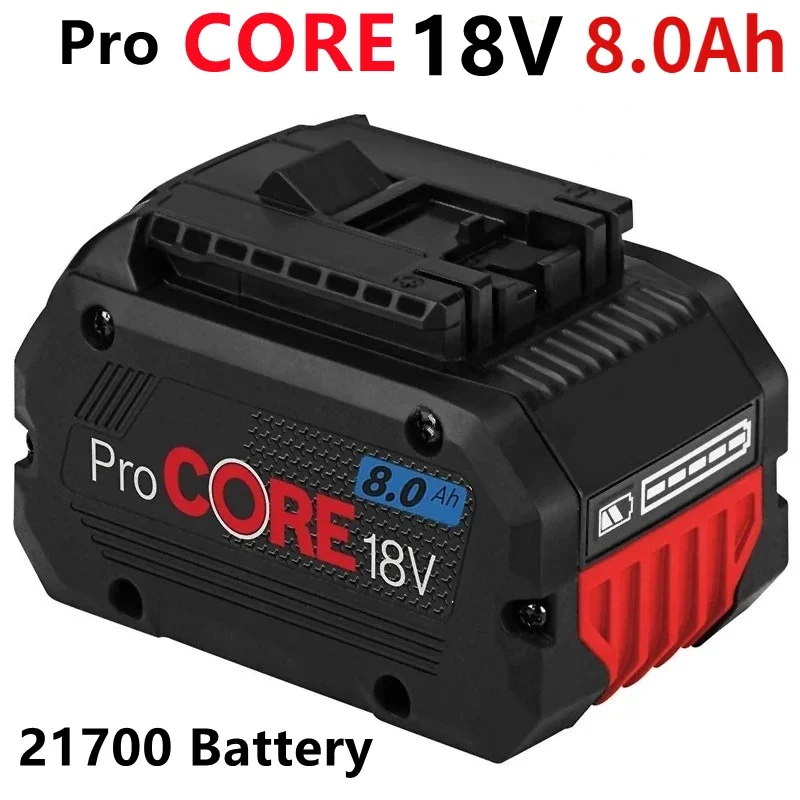 

18V 8000mAh ProCORE Ersatz Batterie für Bosch 18V Professionelle System Cordless Werkzeuge BAT609 BAT618 GBA18V80 21700 Zelle