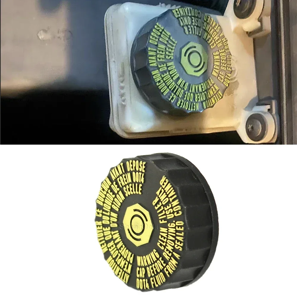 Car Brake Fluid Reservoir Cap Oil Pot Inner Tank Cover for Peugeot 206 306 307 308 408 508 2007 2008 2009 2010 2011-2015