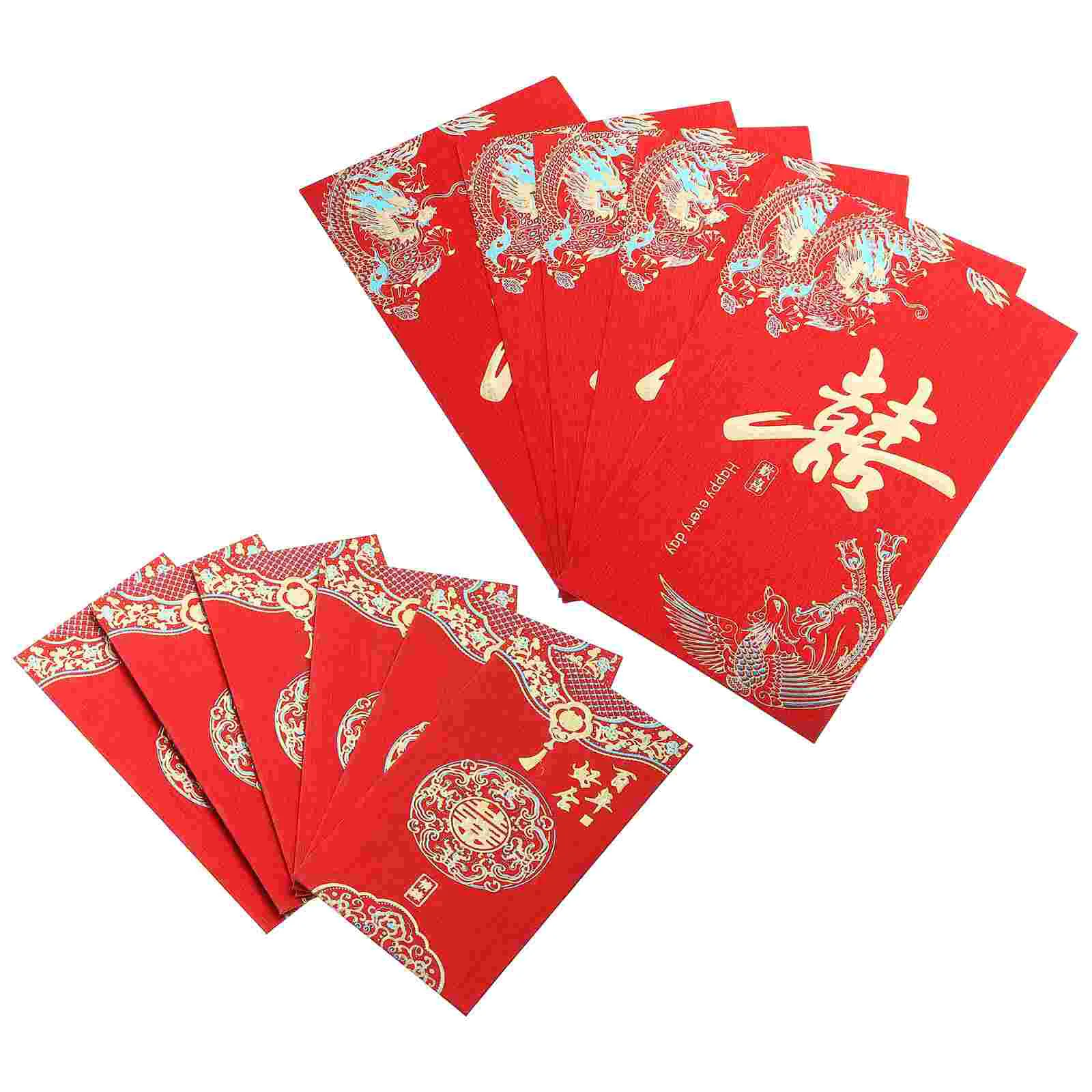 

12 шт., бумажный конверт в китайском стиле
