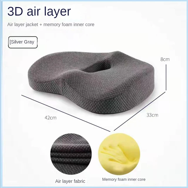 Irodai Ülés Párna Dekompresszió Fenék Csúszásgátló Anti-Hemorrhoid Ortopéd Memória Hab Ergonómikus Autó Ülések - Image 6