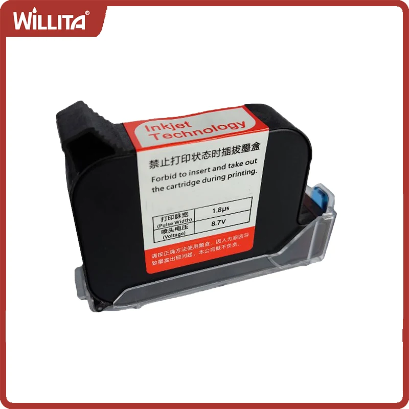 Willita B-cartucho de Tinta de Secagem Rápida Rápida 2588 2588 Mais 127 mm Baseado em Solvente Ecológico para Impressora a Jato de Tinta Portátil Não Criptografada - Imagem 6