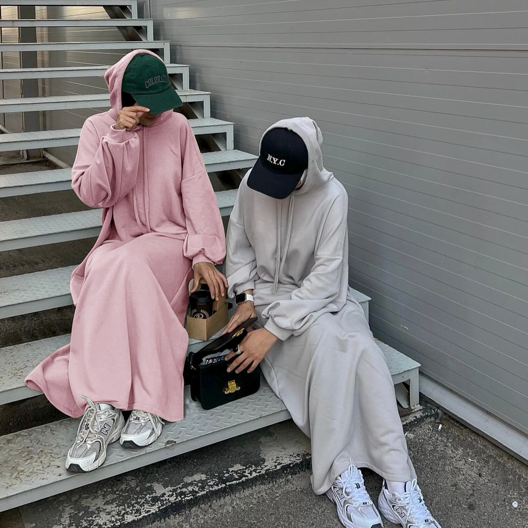 how to wear hijab with hoodie