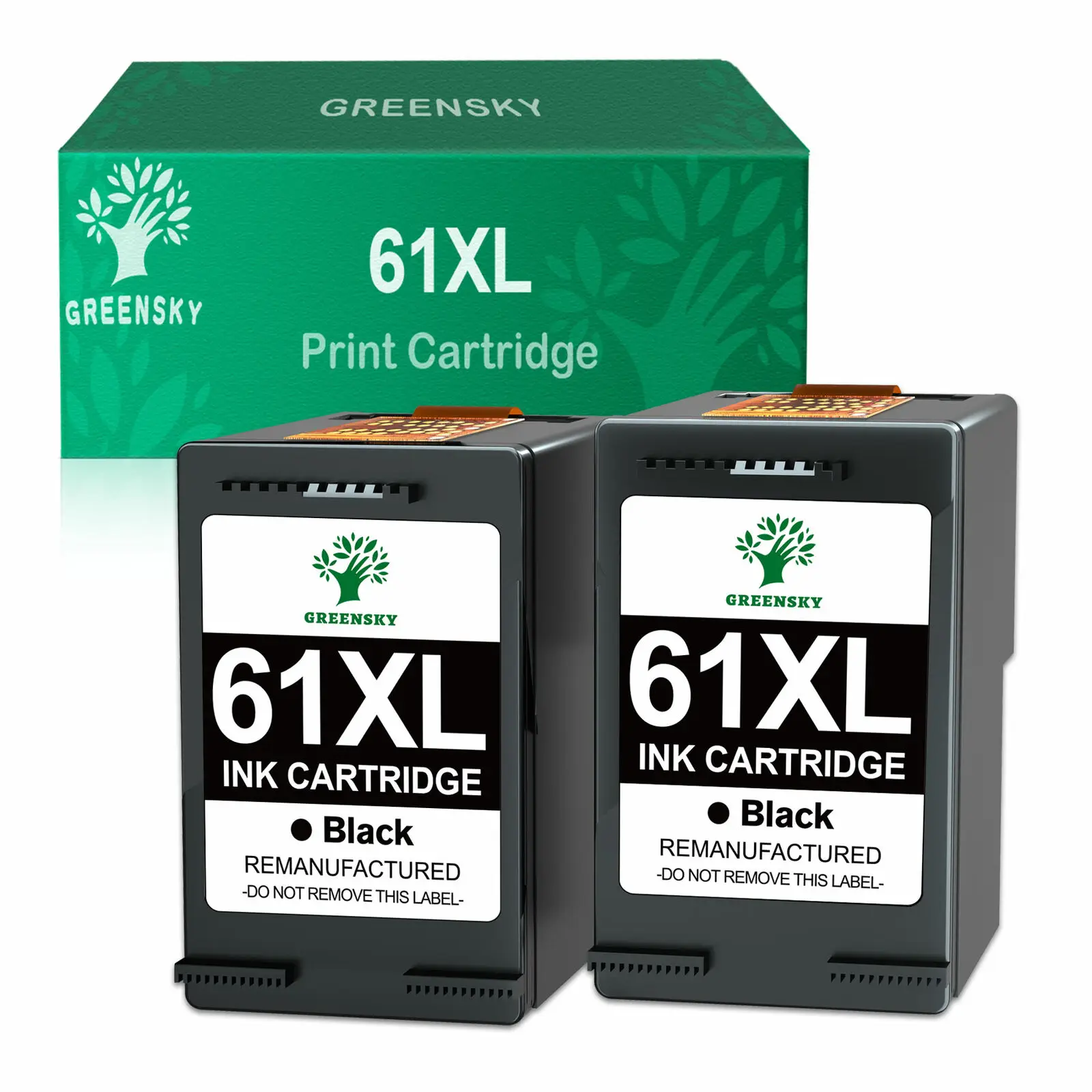 Cartucce Di Inchiostro 2X 61Xl Per Hp 61 Officejet 2620 4630 4632 4635 8040 8045 Nero