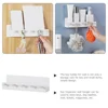 White Key Holder Multi-function Wall Shelf Storage Keys Hanger Wall-mounted Rack Pp Decorative Hook Household 2