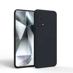High-Quality Liquid Silicone Soft Phone Case for Nord2 (Black)