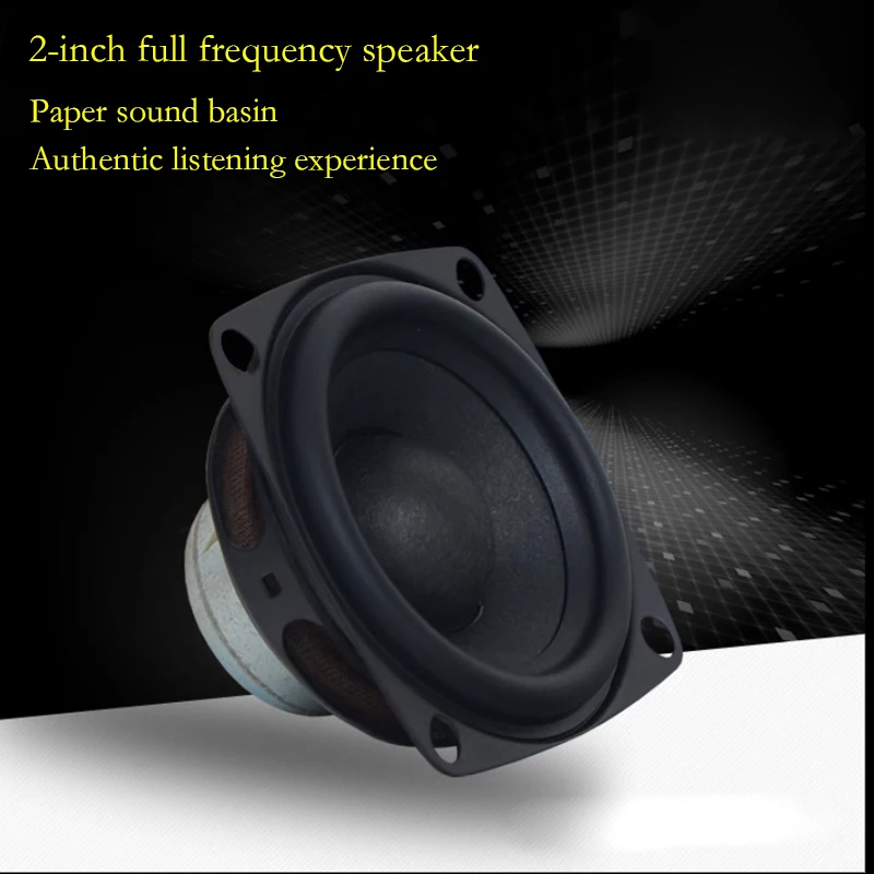 Hifi 2 Inch Full Range Speaker 4 Ohm 8 Ohm 15W DIY AudioTreble Mediant Bass Loudspeaker Computer TV Bluetooth Music Speakers