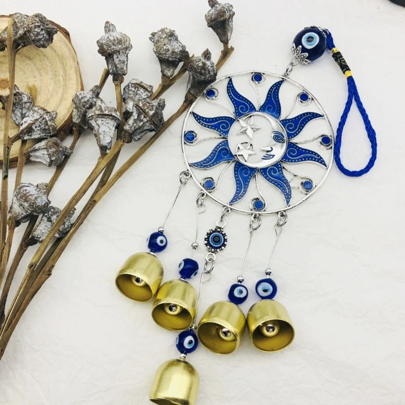 367A for Creative Evil Eyes Windchime Wind Bells Handcraft Pendant Home Garden Hanging Decoration Ornaments 5