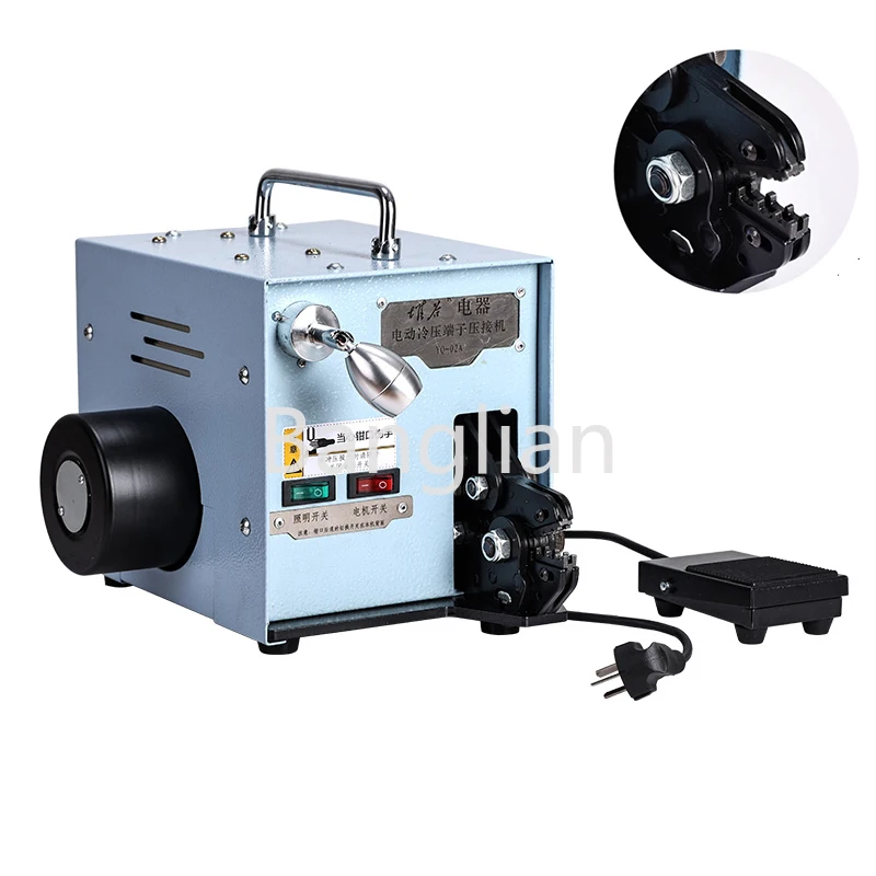 

220V 60W Terminal Crimping Machine Wire Terminal Crimping Machine Crimping Pliers Cold Pressing Crimp Tool