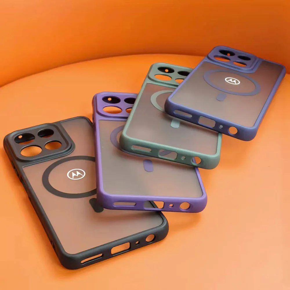 Matte Translucent Magnetic Wireless Charging Protective Case