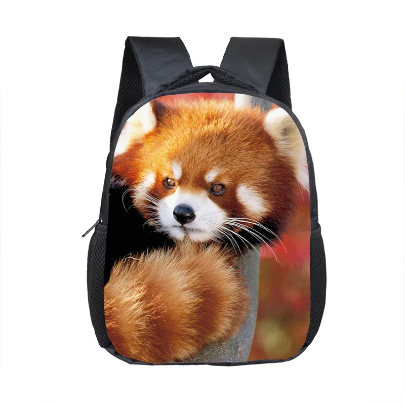 Cute Cartoon Axolotl /Red Panda /Sloth Backpack for 2-4 Years Old Kids Children School Bags Boy Girl Mini Toddler Bookbag Gift