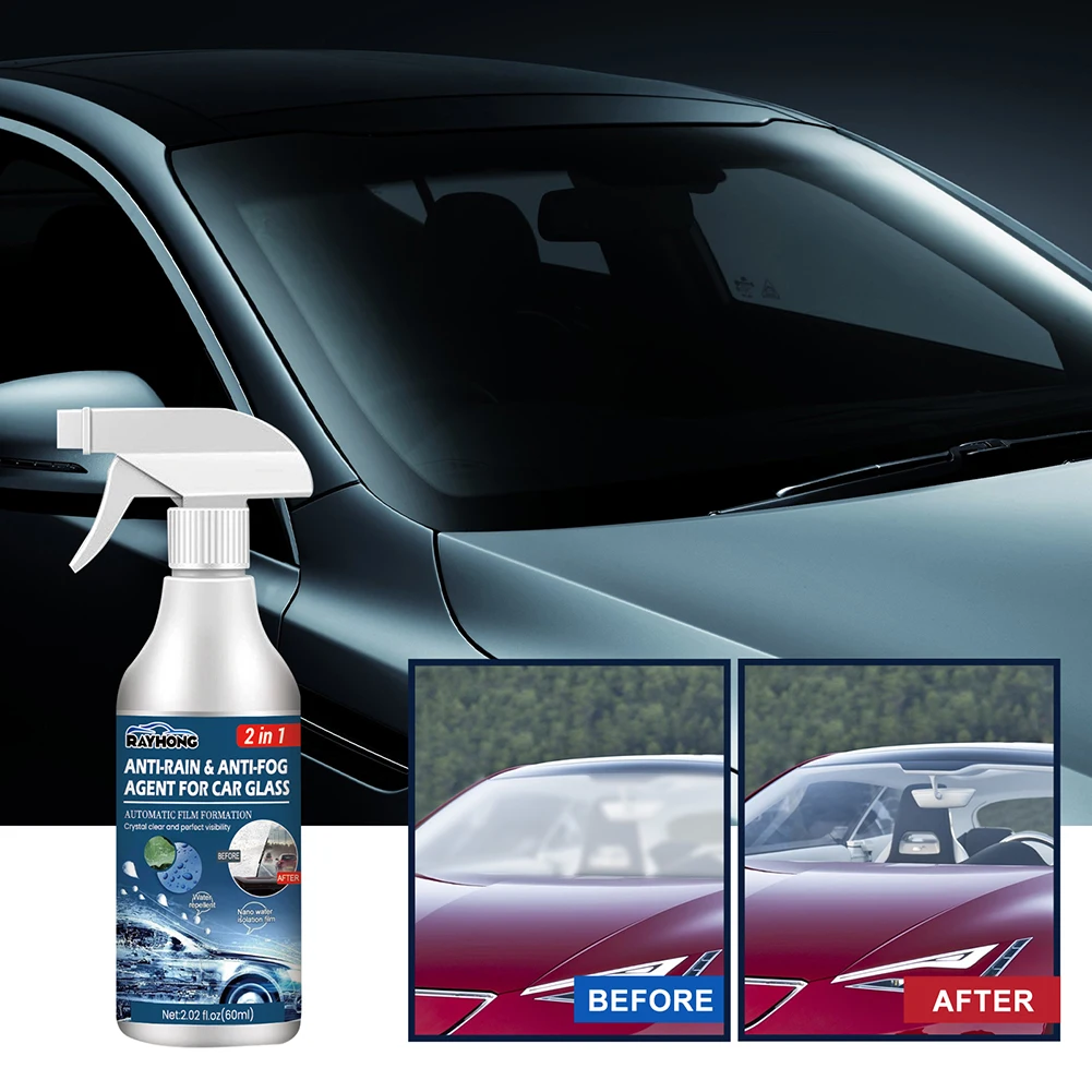 1-5PCS 60ml Portable Car Glass Waterproof Coating Agent for Car Cleaning car coating