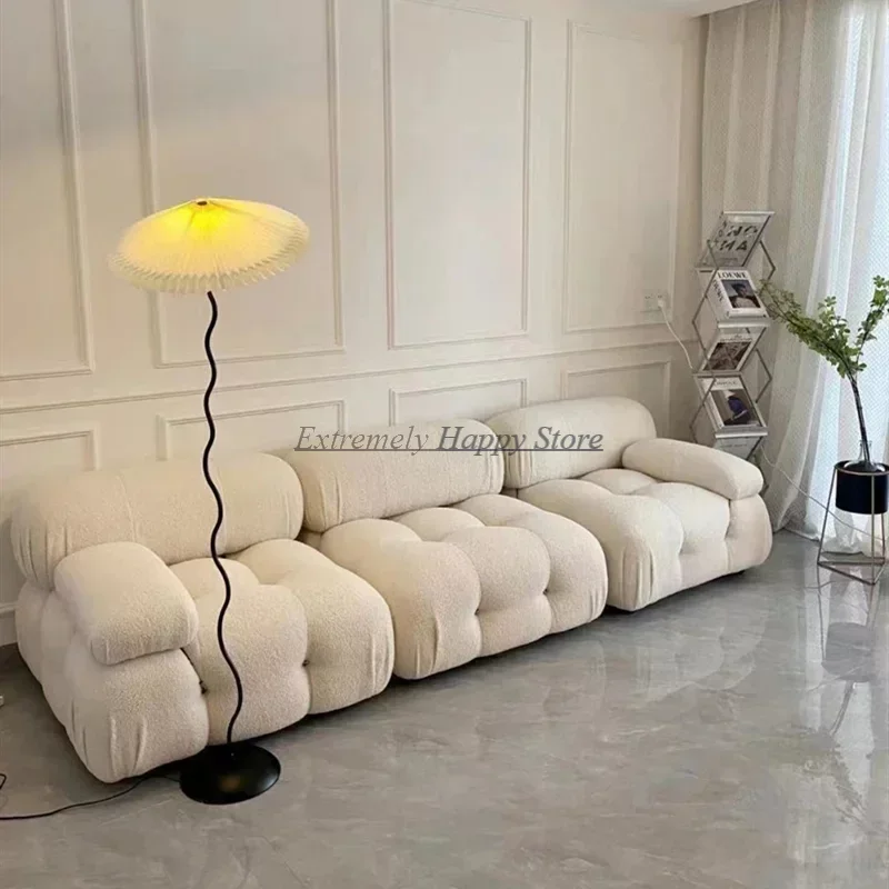 

Vintage Velvet Sofa Bed Relax Recliner Mechanism Module Longue Couch White Unique Reading Divani Soggiorno Living Room Furniture