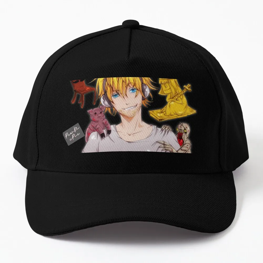 

PewDiePie Baby Baseball Cap Golf Wear Golf Hat Man Trucker Cap Designer Hat Cap Female Men'S