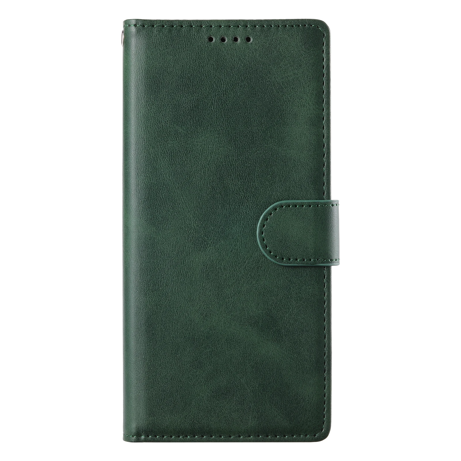 Elegant Solid Color Leather Flip Phone Case Cover