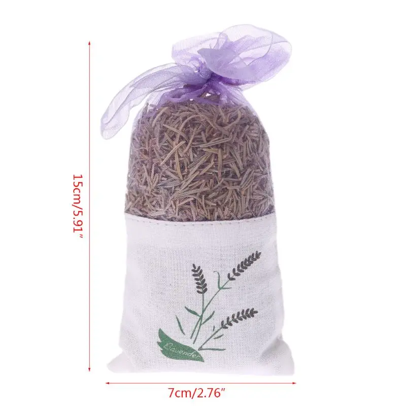 Natural Dried Rosemary Sachet Bag Aromatherapy Wardrobe Desiccant Car Office Air