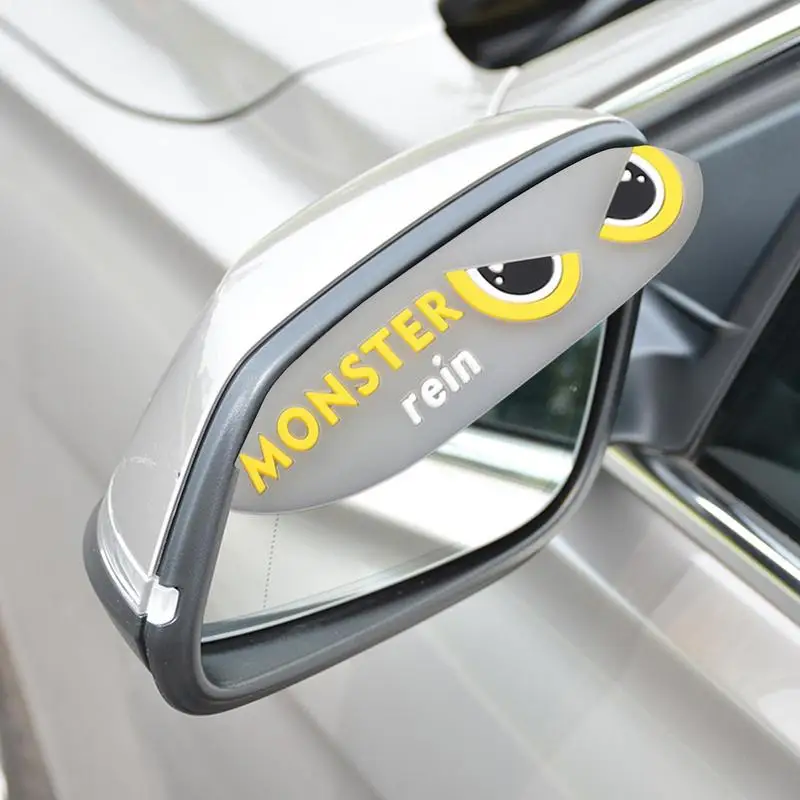 Rearview Mirror Rain Guard Rearview Mirror Rain Shield Rearview Mirror Rain Eyebrow Car Mirror Rain Guard 2pcs