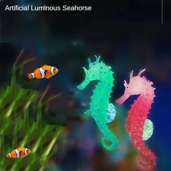 Glow Seahorse Aquarium Decor 1