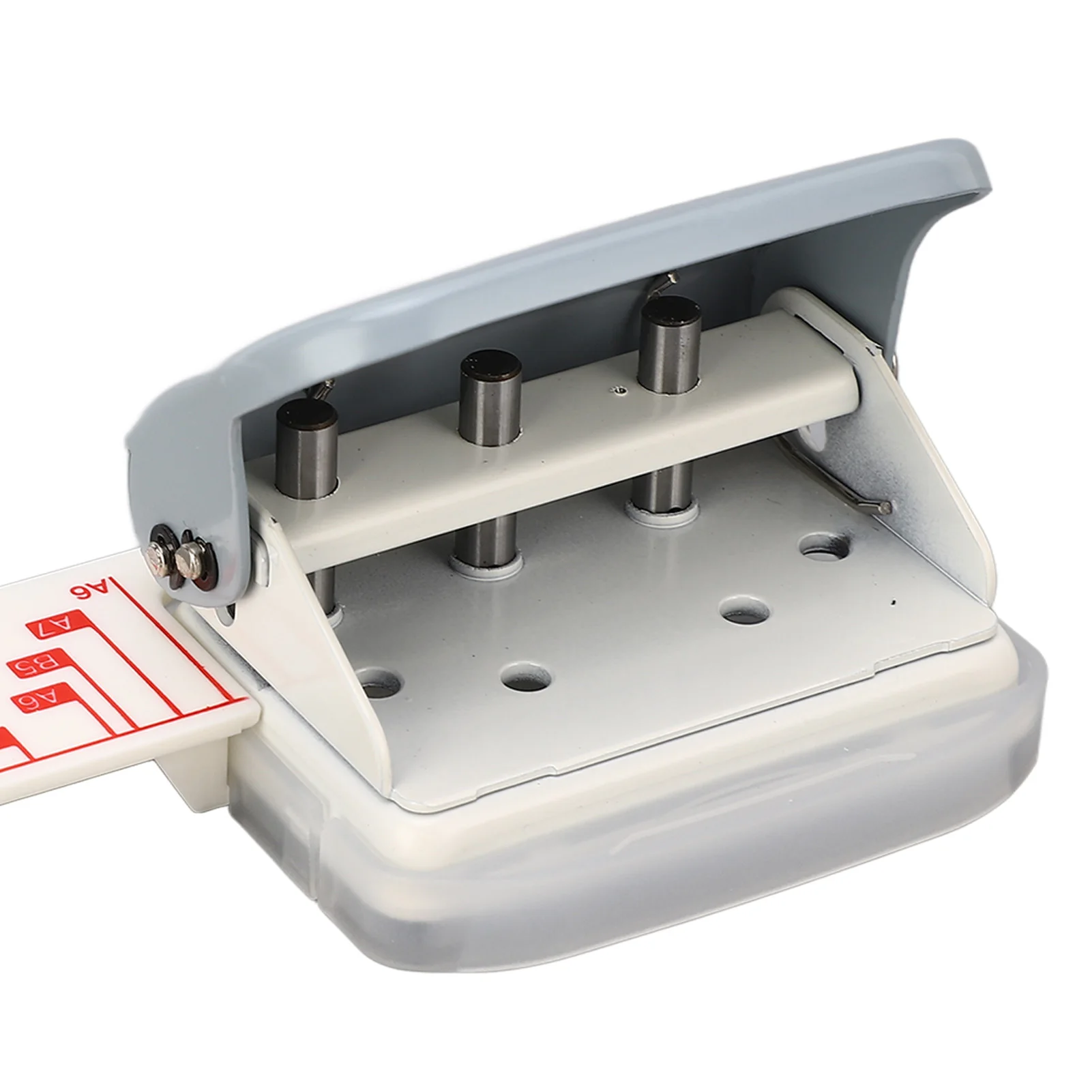 【New】99H3 Handheld Hole Puncher Hole Puncher Portable Handheld Loose Leaf 3 Hole Punch 5 Sheet Capacity for Scrapbook