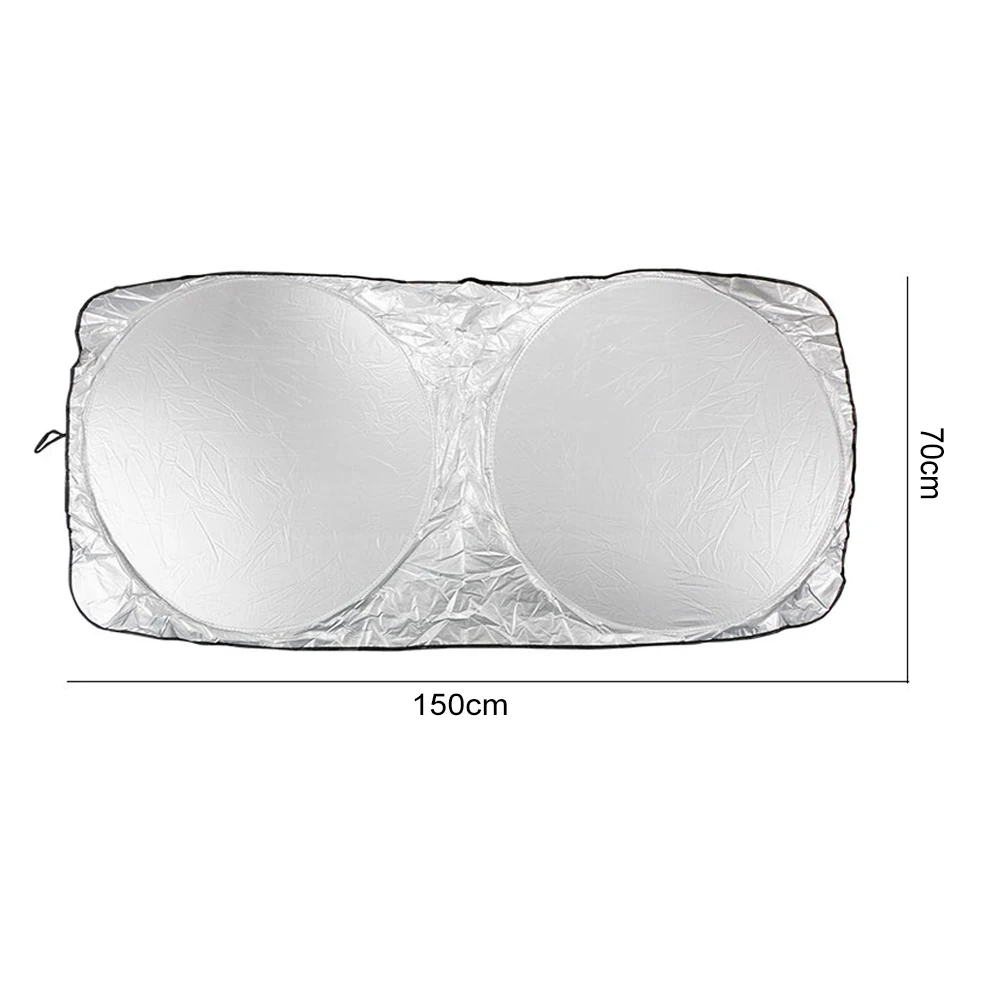 Foldable Reflective Lightweight Sunshade For Smart Fortwo Forfour 453 451 450 Car Windshield Sun Visor Cover