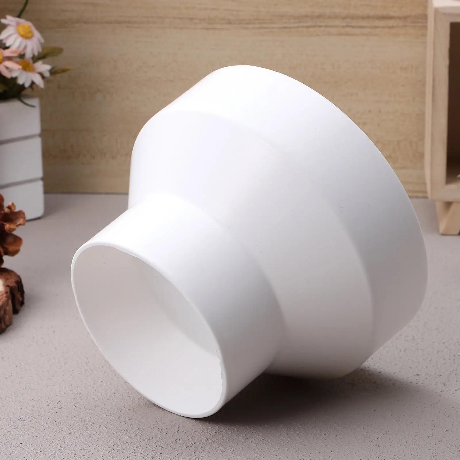 환기 덕트 어댑터 플라스틱 7인치5인치 덕트 감속기 커넥터 효율적인 공기 순환을 위한 테이퍼형 호스 어댑터