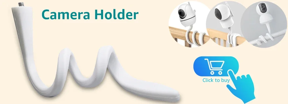 Baby Monitor with 2 Cameras 7" Large Display Audio and Video Surveillance 2-Way Talk 4000mAh Battery Infrared Night Vision VOX S815f093328ba47dc98eb70c05273f06bY