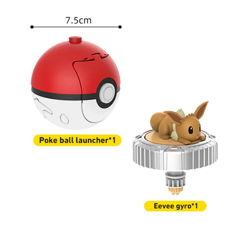 Pokemon Pikachu Spinning Top Cartoon Anime FFigure 5 Different Toys Pokemon Pull Line Spinning Battle Gyro Childr Holiday Toys - 3