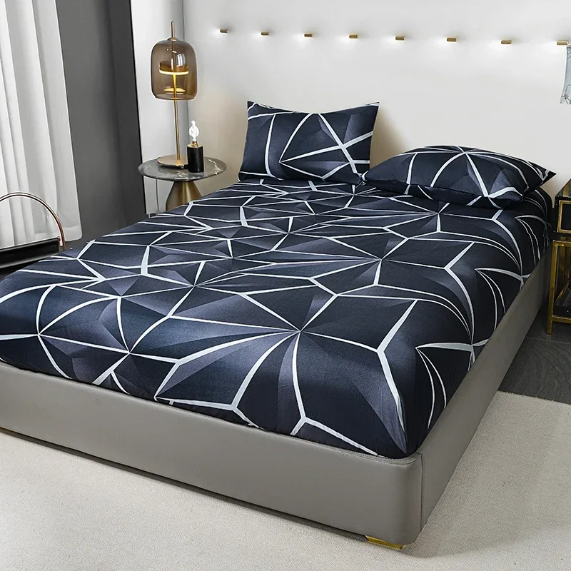 Wild Leopard Print Microfiber Bed Fitted Sheet - Comfort, Hypoallergenic, Twin/Full/Queen/King Size, Add a Bold Statement 6