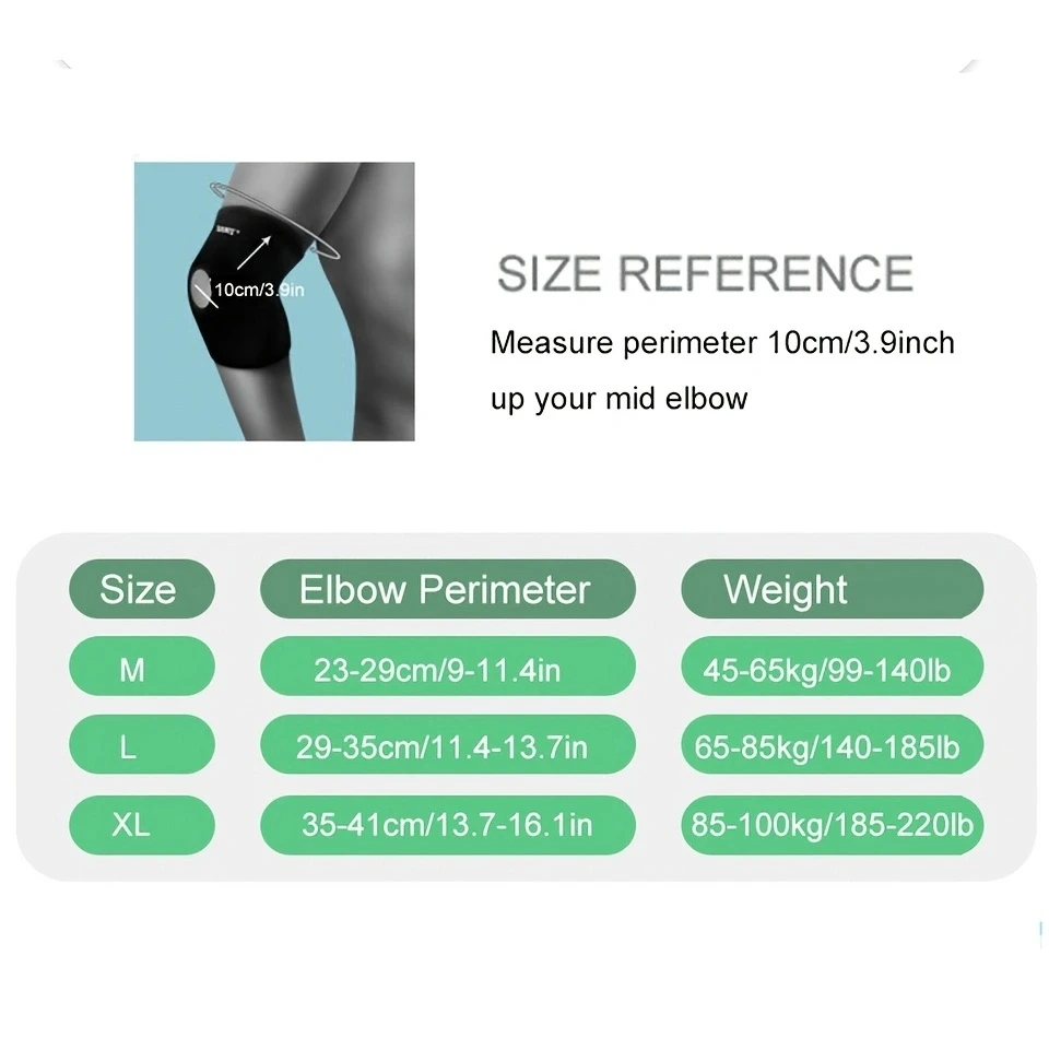 Elbow Brace AOLIKES 1PC Elbow Brace Elastic Elbow Compression Sleeve For Sports Tendonitis Golfer Tennis Pain Relief Support