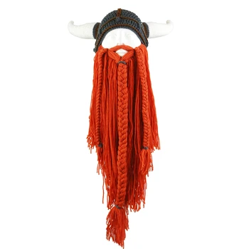 Viking Horn Hat Mask — Winter