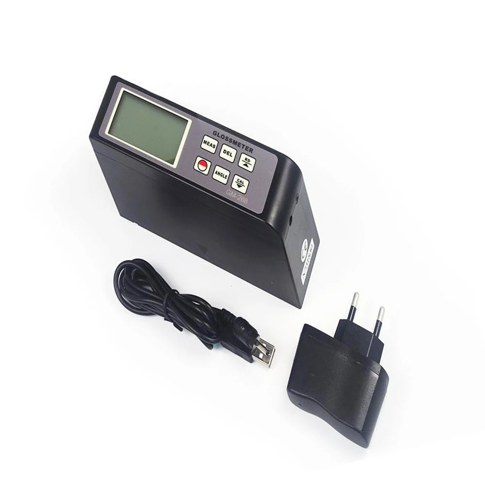 Digital gloss meter GM-268 Marble tile oil paint ink metal surface gloss meter 20°60°85° High precision 0.1GU~200GU gloss tester 6