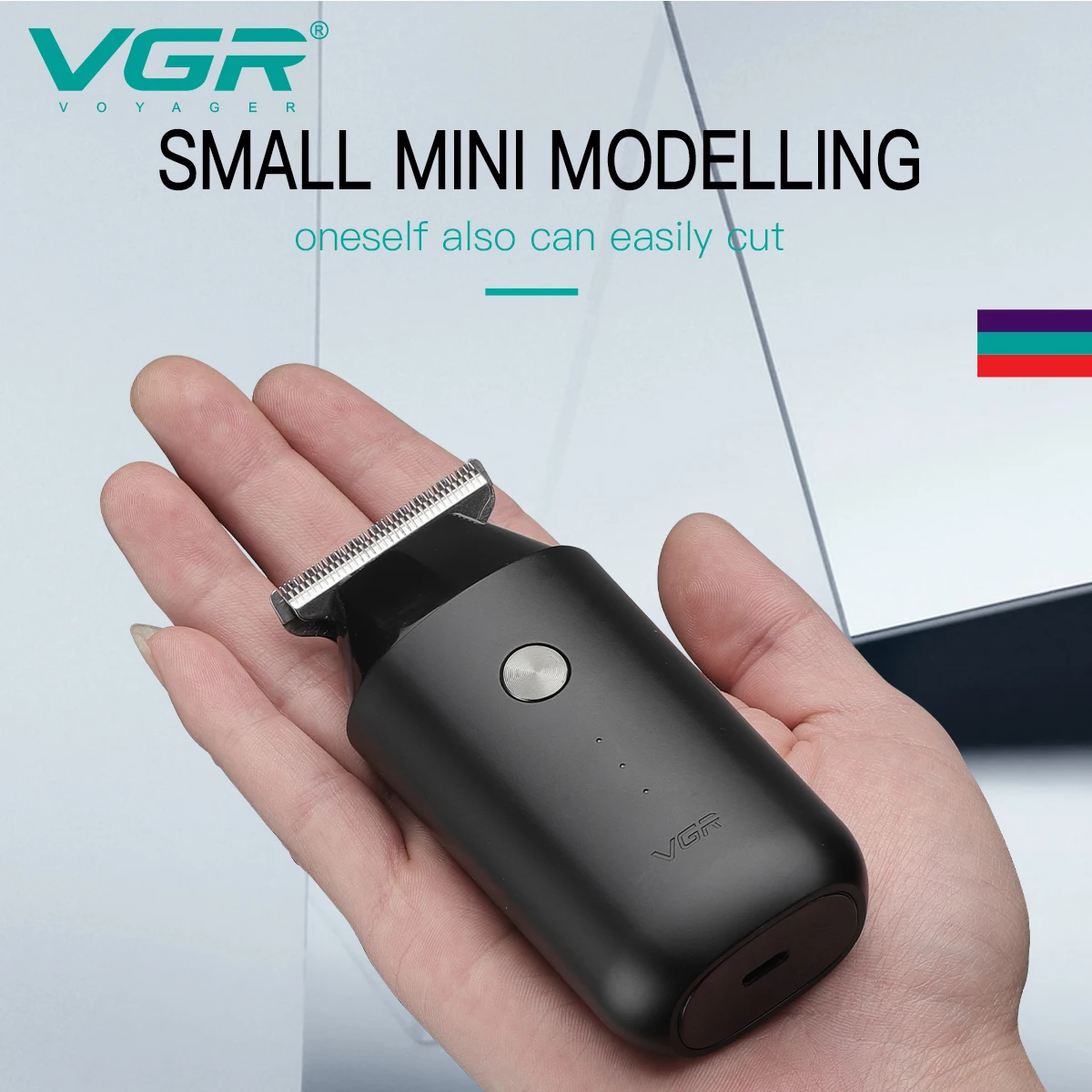 VGR Mini Hair Clipper Professional Zero Cutting Machine Electric Cordless Beard Trimmer Rechargeable Hair Trimmer For Men V-932 hair trimmer hair clipper