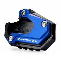 Enhanced Motorcycle Key Cover and Side Stand Extension Pad Support Plate (Pad - Blue)