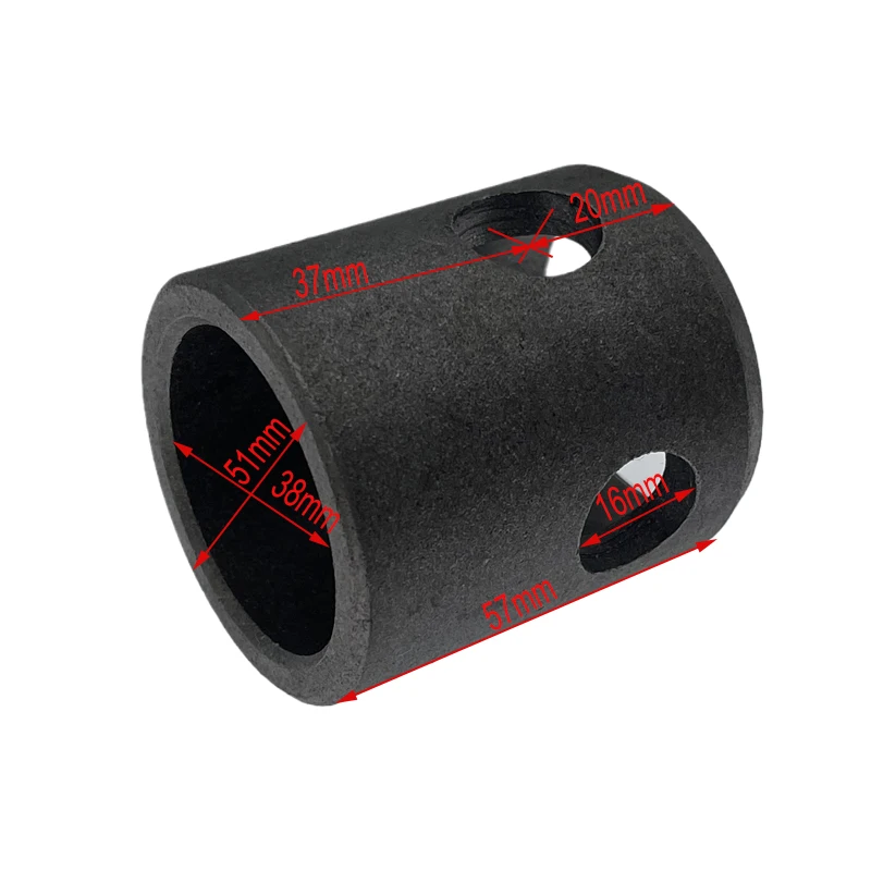 CVP Trailer Jack Replacement Parts Weld-on Mounting Pipe Swivel RV Parts Camper Accessories Caravan Components