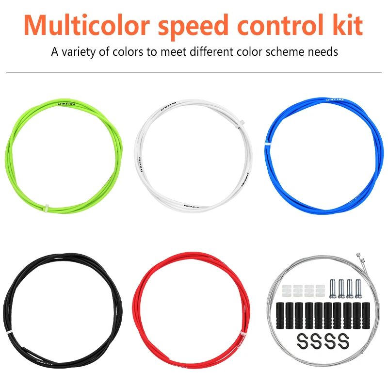 Enhanced Bicycle Shift Cable & Housing Kit for All Types of Bikes - Gear and Brake Wire Hose Set