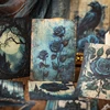 20 pcs Light Retro Poster Material Paper Mysterious Realm Collage Decorative Scrapbooking Memo Pad Diary Album Lable Stationery 6
