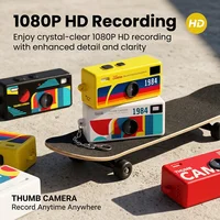 G6 Thumb Keychain Camera 0.96 Inch Retro Mini Action Cameras 1080P Very Small Camcorder Audio Video Recorder Support Memory Card 2