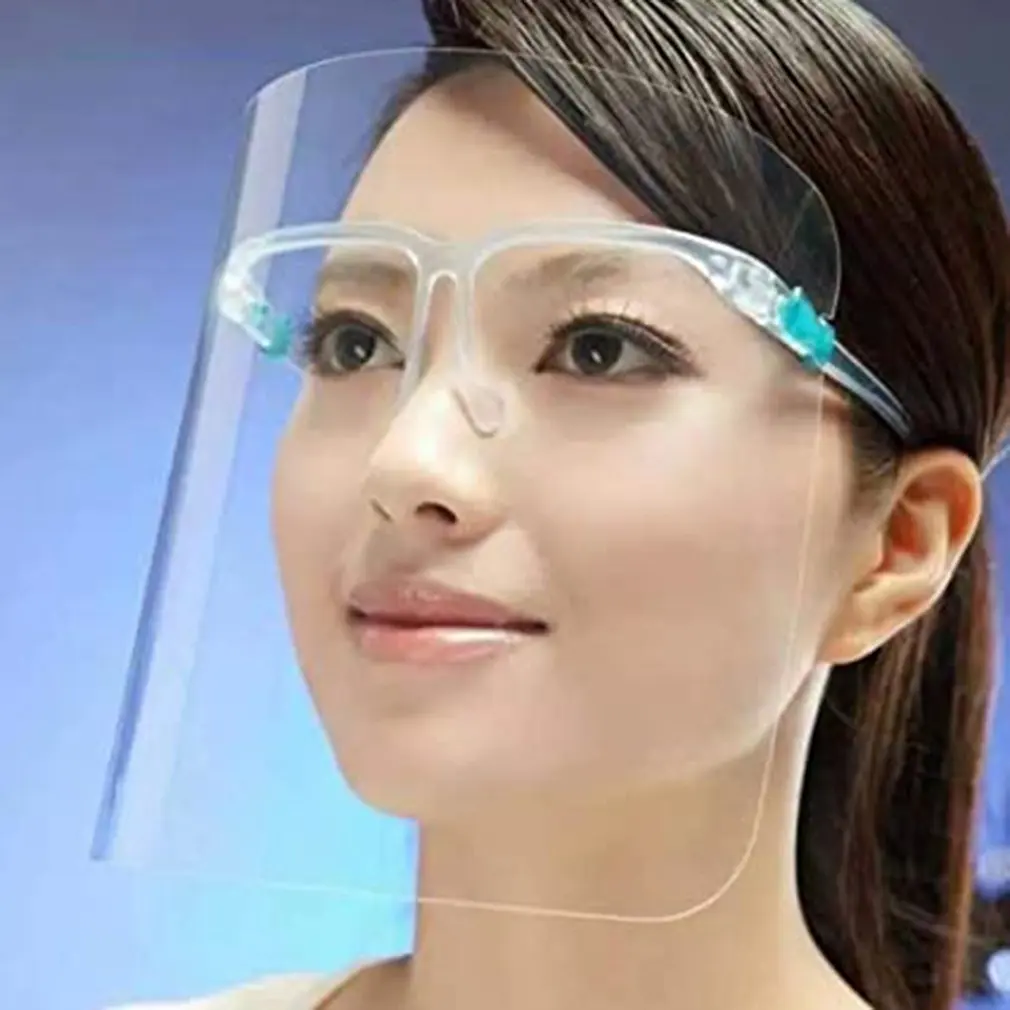 

1/5/10pcs Transparent Face Visor Full Face Protective Shield Visor Safety Face Shield Eye Protection Anti-Splash Facial Cover