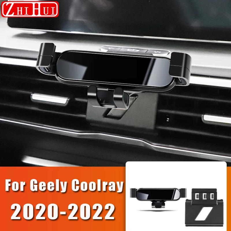 Car Styling Mobile Phone Holder for Geely Coolray Restyling-Air Vent Mount Gravity Bracket Stand Accessories