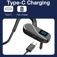 EARDECO Bluetooth Headphone Bass Neckband Earphone Wireless Headphones Stereo Sport Handfree Bluetooth Headset with Mic Earhook - Image 3