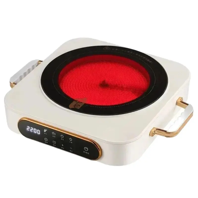 Electric Ceramic Stove New Products Digital Display 2200W Infinitely Adjustable Timer Hotpot Home Kitchen Electric Grill itop kitchen timer 12 channels timer led digital timing reminder hamburger shop count up countdown stopwatch audible reminder