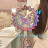 3D Butterfly Wind Chimes，stainless Steel Sun Catcher Stained Mandala Wind Chimes Pendant Garden Home Decoration Wind Spinner 1
