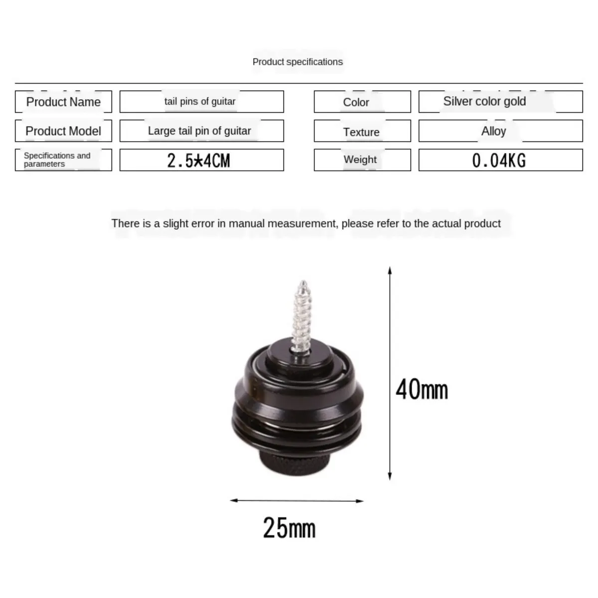 Guitar Strap Lock Heavy Duty Metal Button Security Straplock for Electric Acoustic Guitar Bass Ukulele 1 PCS