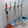 1pcs Punch-free Mop Holder Bathroom Shelf Wall-Mounted Mop Broom Hanger Self Adhesive Hooks Bathroom Storage Home Accessories 1