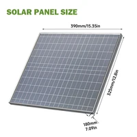 Kit de panneaux solaires 2 pièces avec contrôleur solaire 100A, ensemble complet d'alimentation solaire pour maison, camping-car, camping, livraison rapide en 3 à 7 jours, expédié depuis la Pologne 4