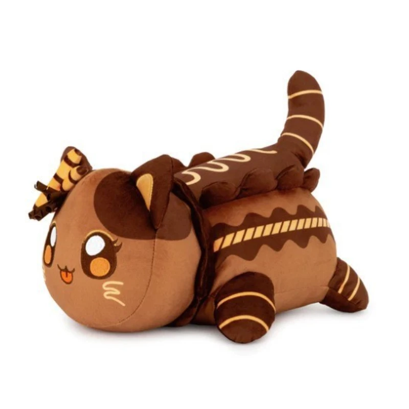 Meemeow Aphmau Plush Meemeows Cat Plush Toy Cat Pillow Plush Christmas Sweet Treats Cat Plush Chocolate Cake Cat Macaron Cat