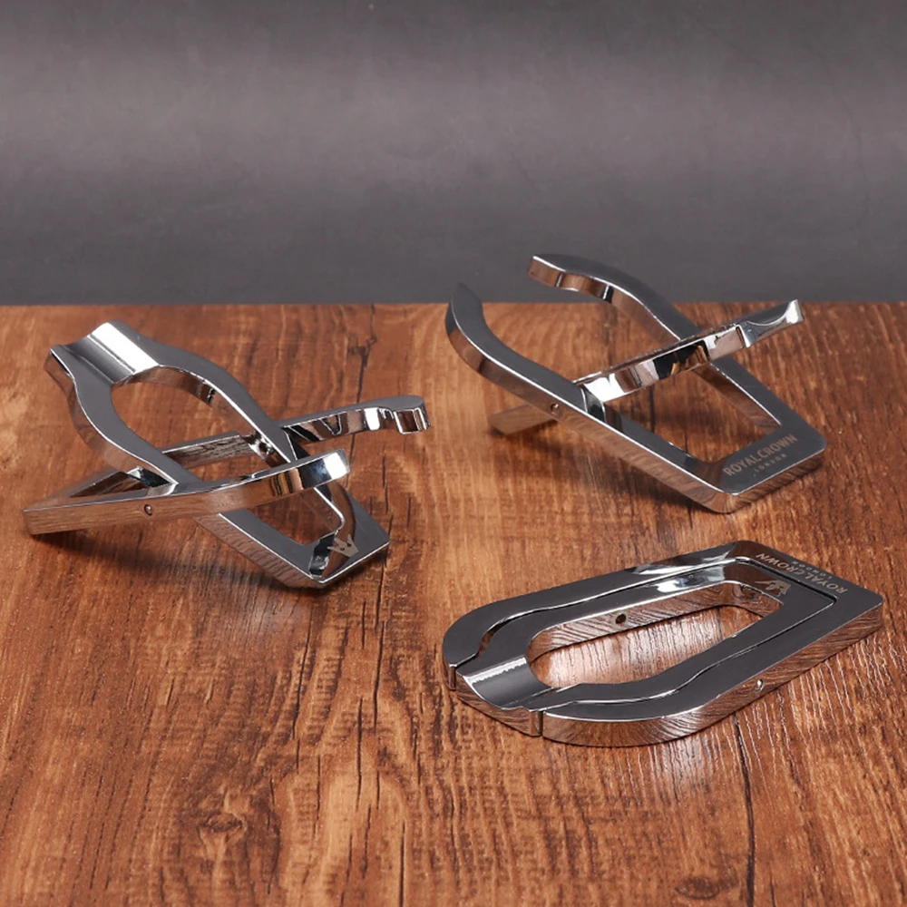 Stainless Steel Smoking Pipe Holder Rack Portable Foldable Tobacco Smoking Pipe Display Stand Accessories 4
