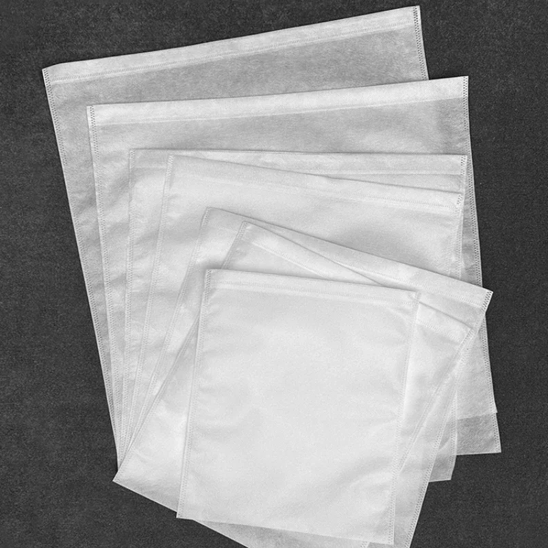 50pcs Non Woven Fabric Bags Clothes/shoe/Album Luggage Bags Dust Bag Storage Bag Environmentally Friendly Flat Mouth Packag Bag 4