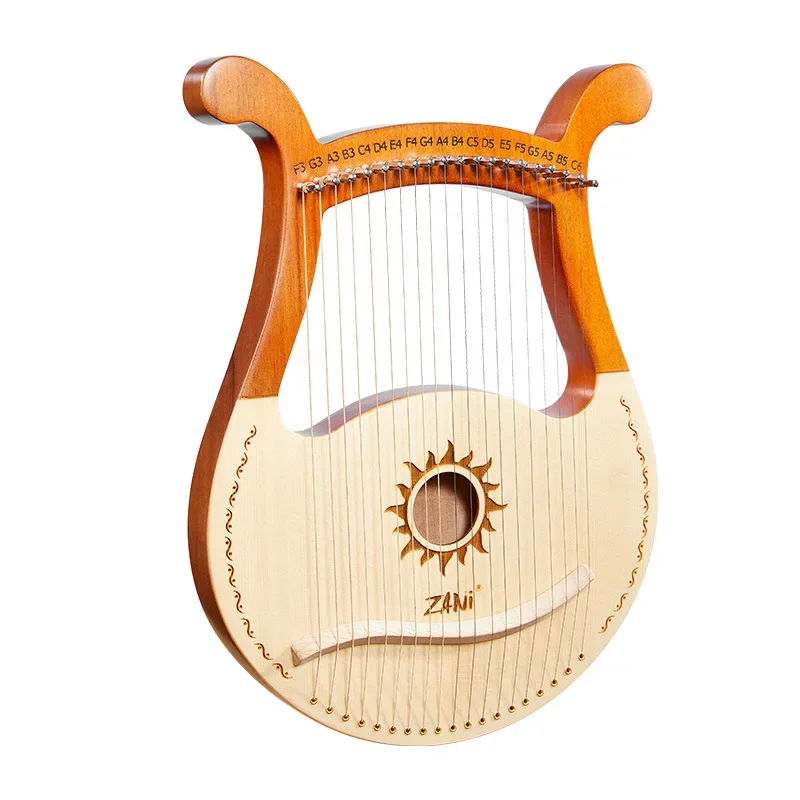 Lyre 19 Strings Lyre Harp Piano High-quality Harp 19 Strings Mahogany Musical Instrument With Spare String