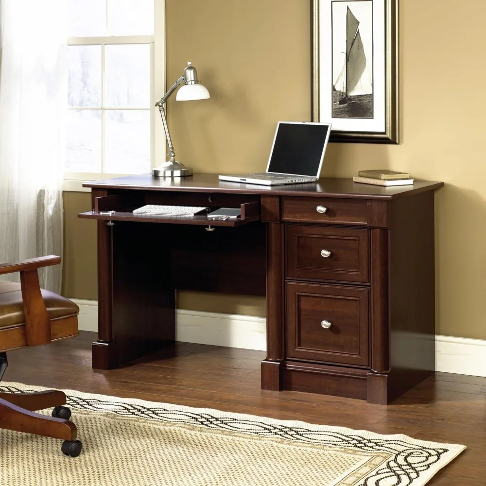 Sauder Palladia Computer Desk, Select Cherry finish