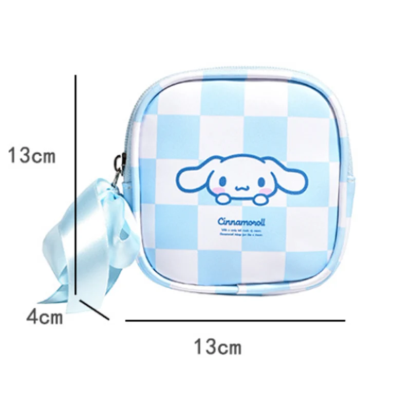 Cartoon Girl Accessory Organizer - Stylish PU Storage Pouch